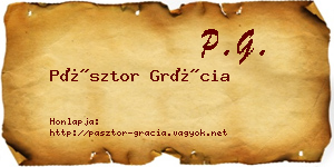 Pásztor Grácia névjegykártya
